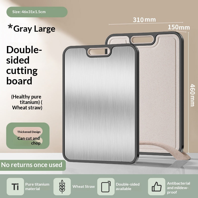 Titanium & Wheat Straw Cutting Board