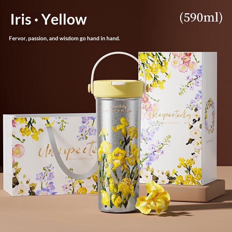 Titanium Vacuum Flask with Tea Infuser – 550ml