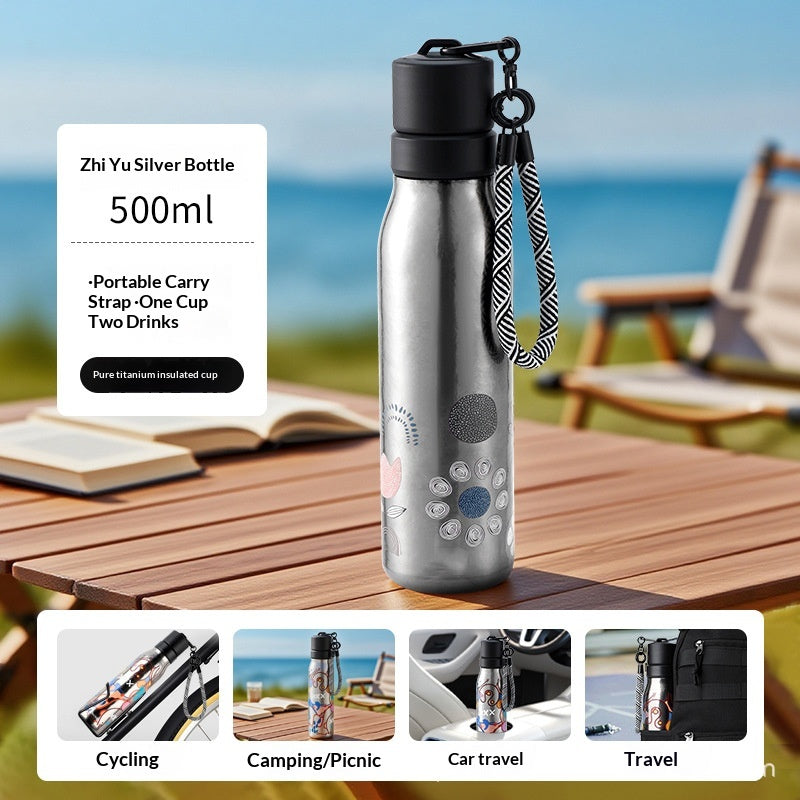 Titanium Insulated Bottle – 500ml