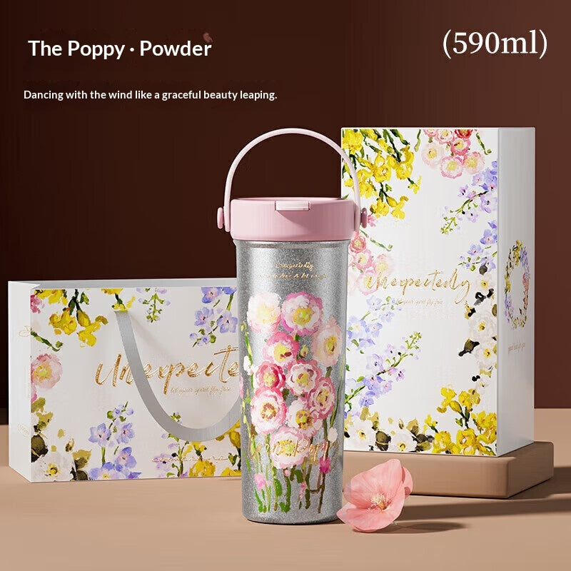 Titanium Vacuum Flask with Tea Infuser – 550ml