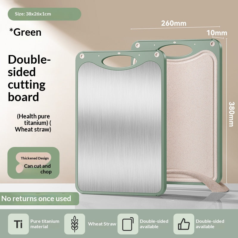Titanium & Wheat Straw Cutting Board