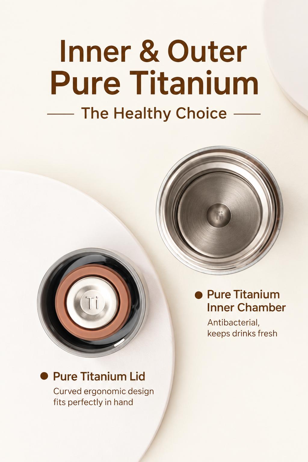 Pure Titanium Travel Cup 200ML