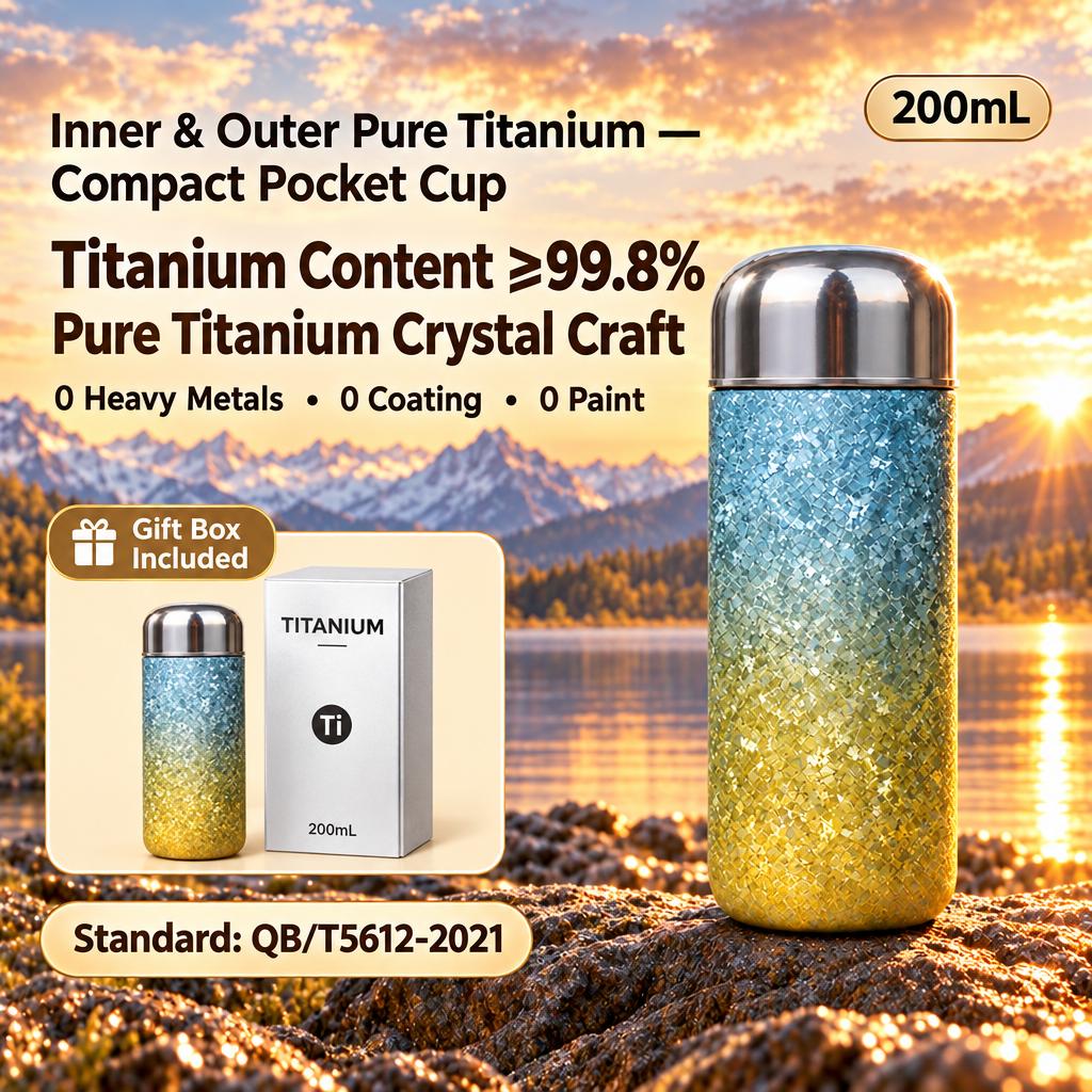 Pure Titanium Travel Cup 200ML