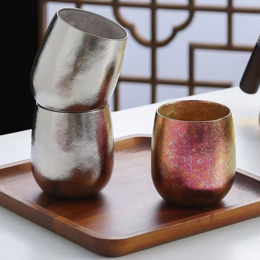 280ml Pure Titanium Egg Mug – Double-Wall Coffee & Tea Cup