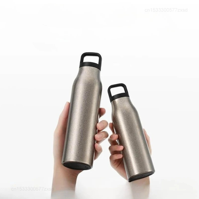 Pure Titanium Vacuum Insulated Cup 450ml – Antibacterial, Long-Lasting Cold & Hot Retention