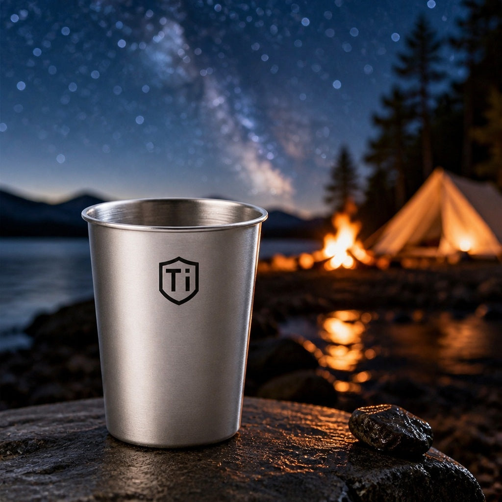 Pure Titanium Water Cup 400ml