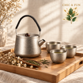 Tea Set with CHIC & FUN Logo