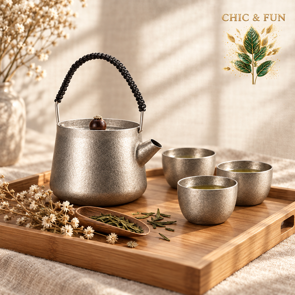 Tea Set with CHIC & FUN Logo