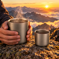 Titanium Cup Set Mountain Summit